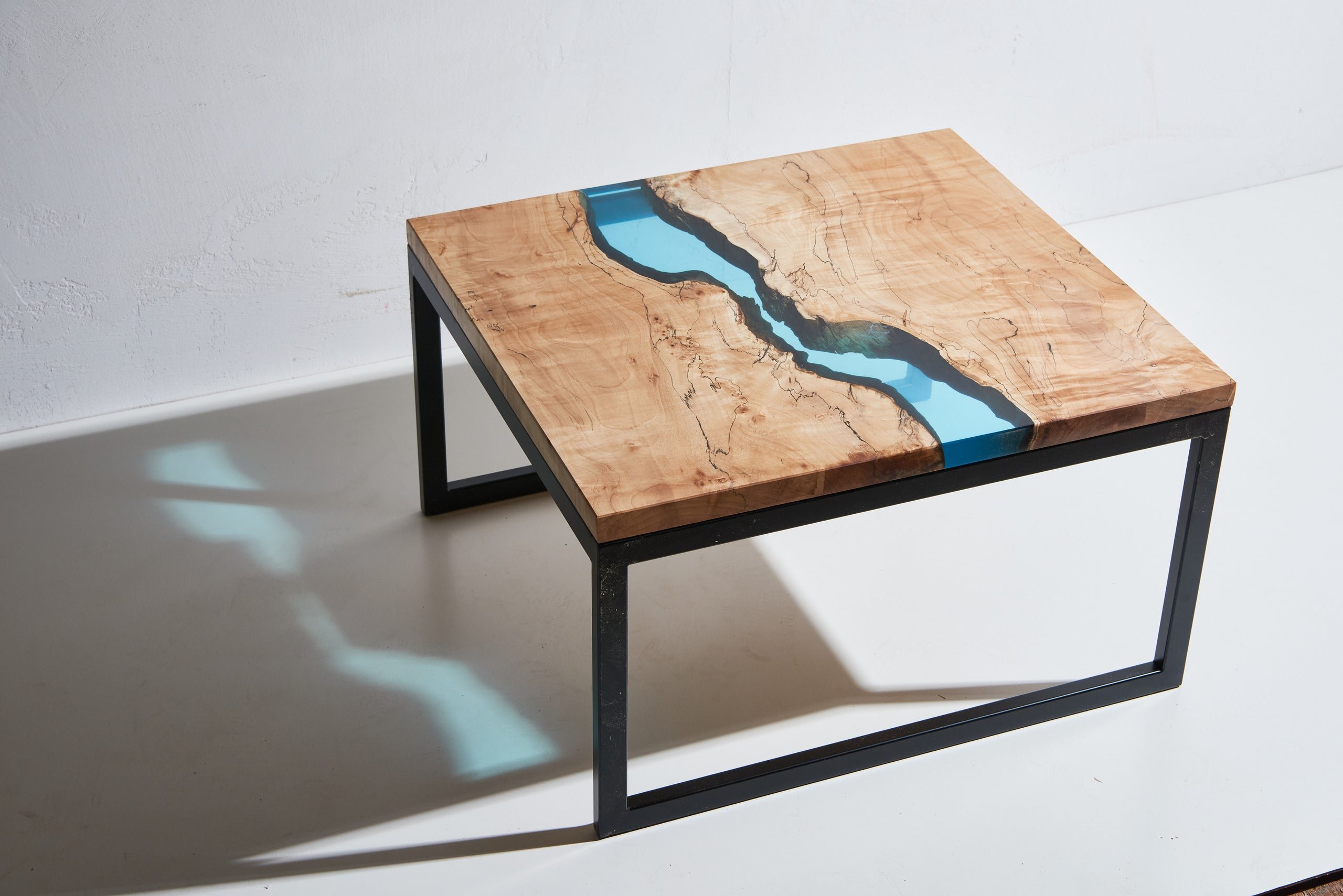 レジンテーブル サイドテーブル レジンアート 海アート IKEA テーブル+ 